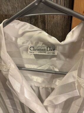 Satin Christian Dior sleep shirt!